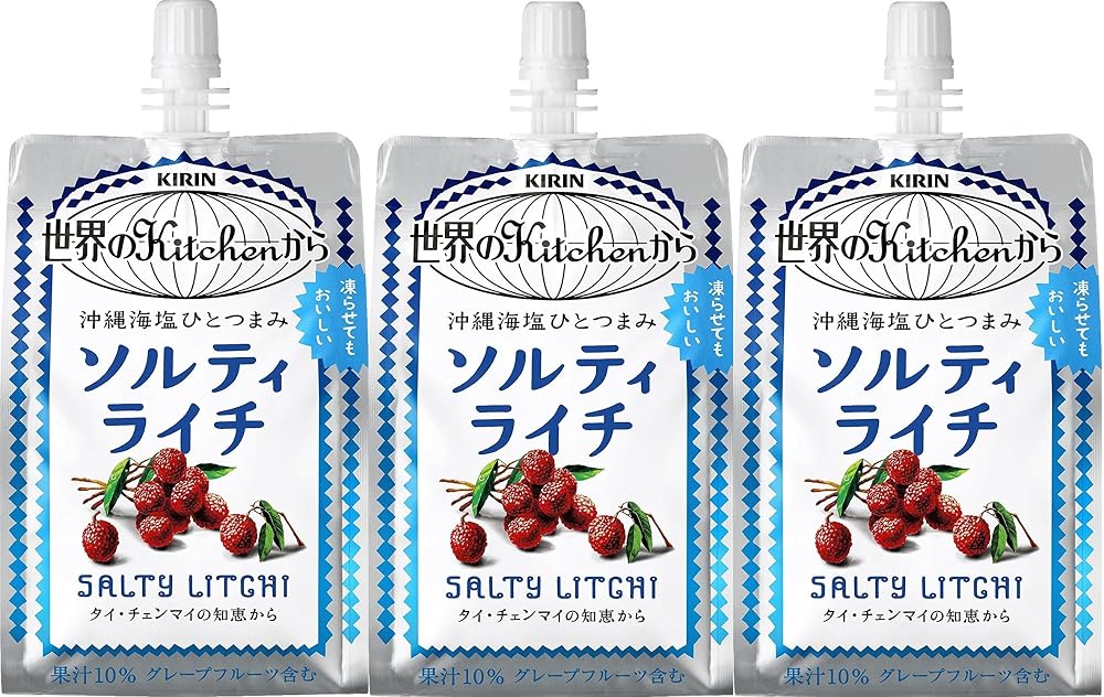 キリン 世界のKitchenから ソルティライチ 300g×3個