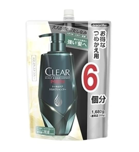 クリア(CLEAR) フォーメン トータルケア スカルプ シャンプー 詰替 1680g