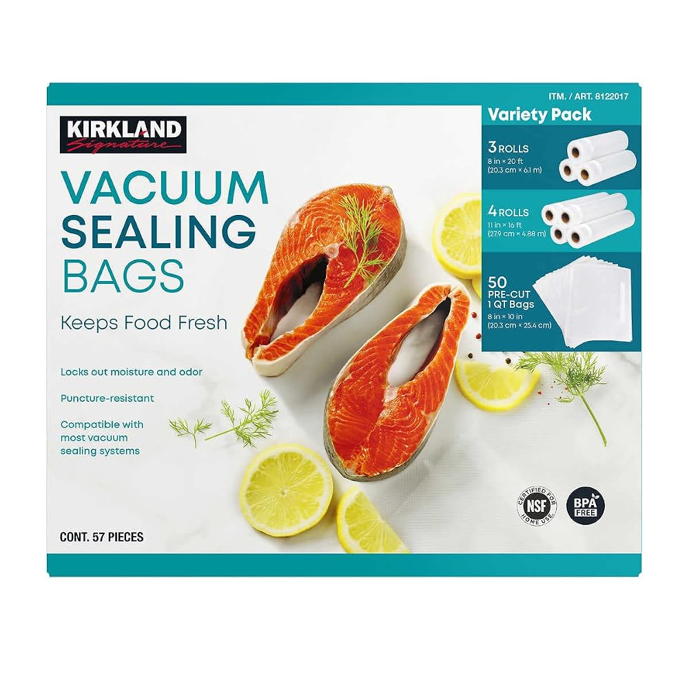 KIRKLAND 真空パックバッグセット VACUUM SEALING BAGS