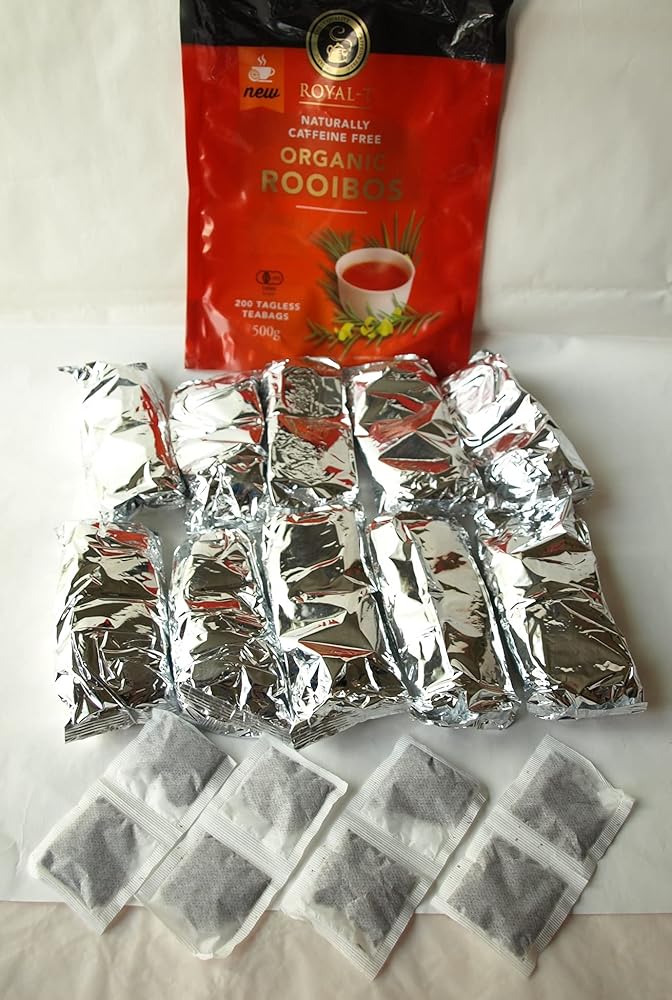 ルイボスティー #028977-1P 有機ルイボス茶 :ROYAL-T ORGANIC ROOIBOS スーパーバリューパック1袋500g(2.5g×20個×10袋)