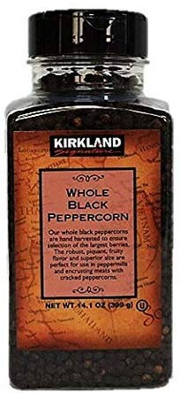 KIRKLAND (カークランド) シグネチャー ホールブラックペッパー 黒胡椒 399g
