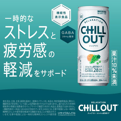 コカ・コーラ チルアウト ストレス&疲労感ケア 250ml缶 ×30本 [機能性表示食品]