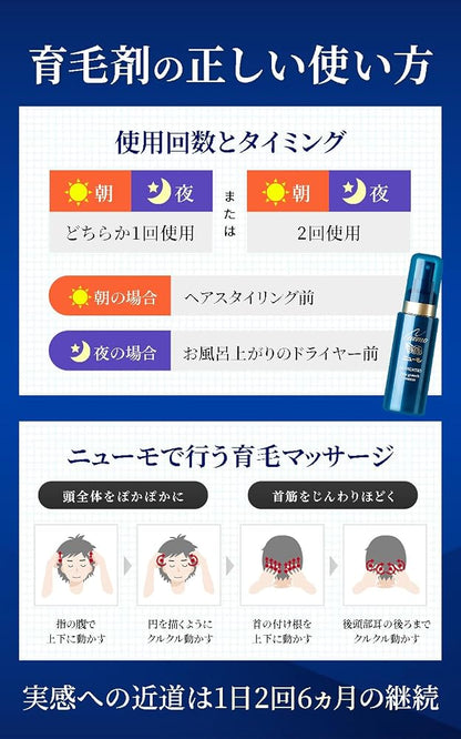 ニューモ  75ml 1本  発毛促進 頭皮トリートメント 頭皮保護成分 HGP配合