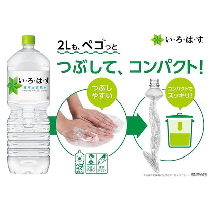 【Amazon.co.jp限定】 い・ろ・は・す 2L PET ラベルレス ×8本