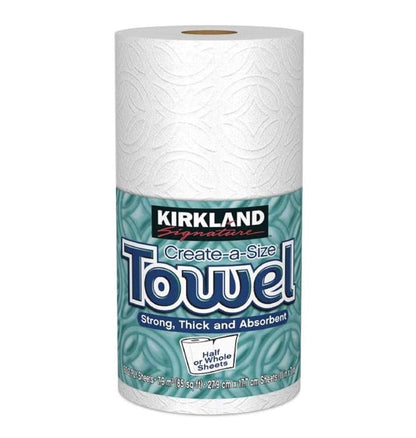 KIRKLAND カークランド シグネチャー ロールタオル(ペーパータオル) 2枚重ね 160カット12ロール