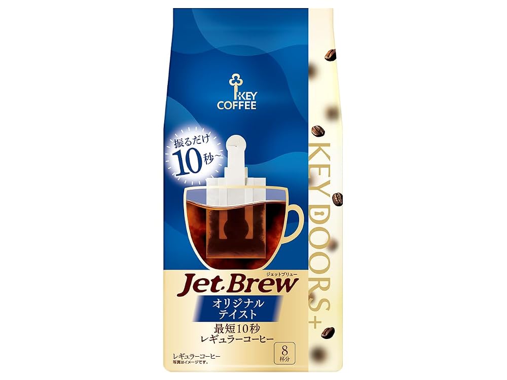 キーコーヒー KEY DOORS+JET BREW オリジナルテイスト 8袋