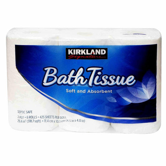 KIRKLAND カークランド バスティッシュ コストコ COSTCO トイレットペーパー 6ロール ダブル 2枚重ね 高吸収