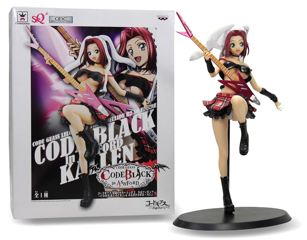 コードギアス 反逆のルルーシュR2 SQフィギュア ～CODE BLACK in ASHFORD～ カレン