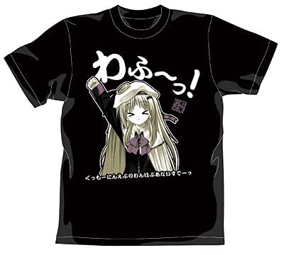 リトルバスターズ! クドリャフカTシャツ ブラック サイズ:XL
