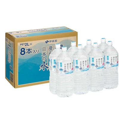 【Amazon.co.jp限定】伊藤園 磨かれて、澄みきった日本の水 2L×8本