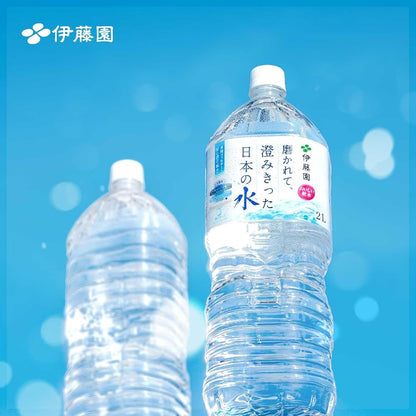 【Amazon.co.jp限定】伊藤園 磨かれて、澄みきった日本の水 2L×8本