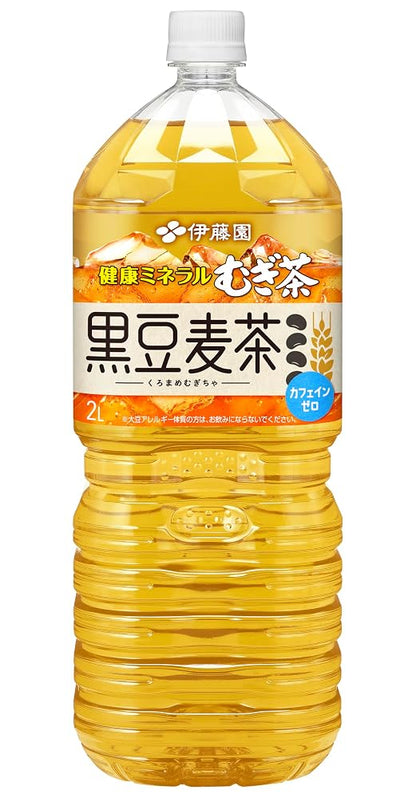 伊藤園 健康ミネラルむぎ茶 黒豆麦茶 2L×6本 ペットボトル
