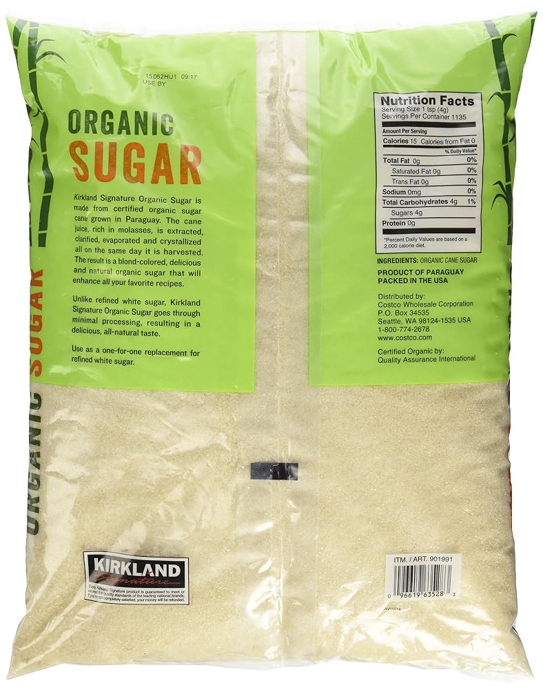 Bluezone Mall(ブルーゾーンモール) Kirkland Signature Organic Sugar - 10 Lb by