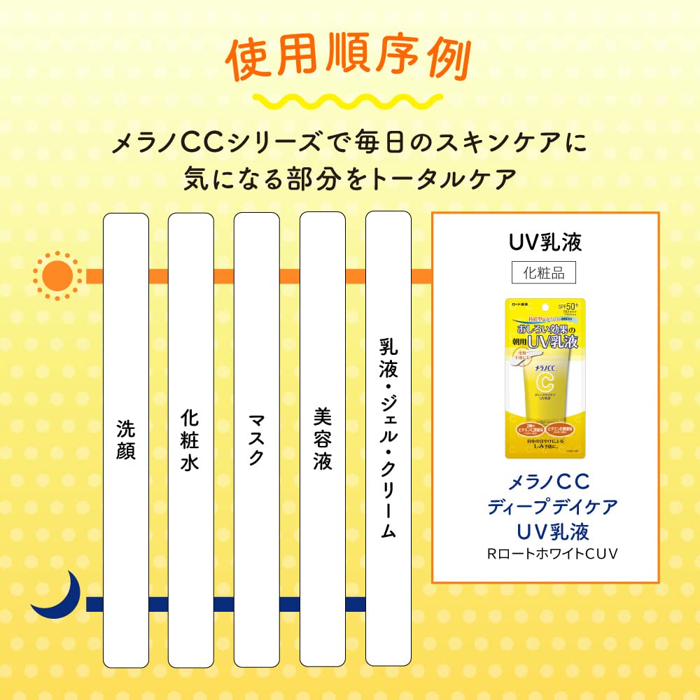 【まとめ売り品】メラノCC ディープデイケアUV乳液 50g (ビタミンC配合 トーンアップ SPF50+ PA++++) ×3個セット