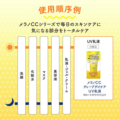 【まとめ売り品】メラノCC ディープデイケアUV乳液 50g (ビタミンC配合 トーンアップ SPF50+ PA++++) ×3個セット