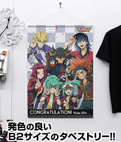 遊☆戯☆王５Ｄ’ｓ チーム５Ｄ’ｓ 優勝記念 Ｂ２タペストリー 約72.8cm×51.5cm