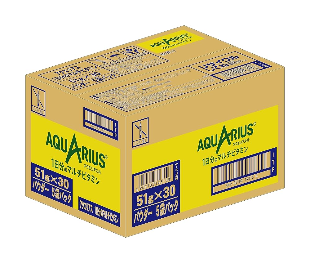 コカ・コーラ アクエリアス 1日分のマルチビタミン パウダー51g ×30袋
