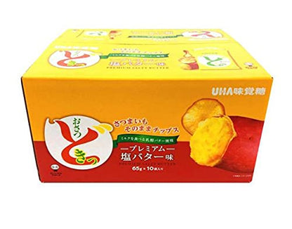 UHA味覚糖 おさつどきっ プレミアム塩バター味 65g × 10袋入り