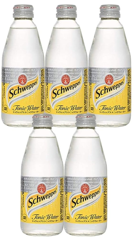 シュウェップス トニックウォーター250ml瓶 x 5本