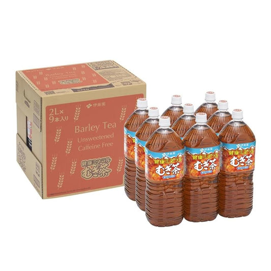 【Amazon.co.jp限定】 伊藤園 RROボックス 健康ミネラルむぎ茶 2L×9本 ペットボトル