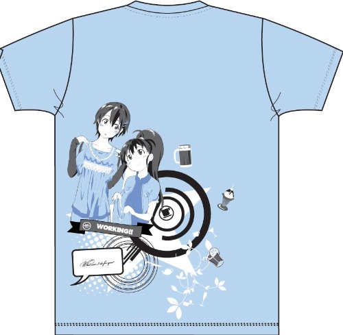 WORKING!! デザインTシャツ LIGHT BLUE 私服 サイズ：L
