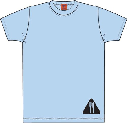 WORKING!! デザインTシャツ LIGHT BLUE 私服 サイズ：L